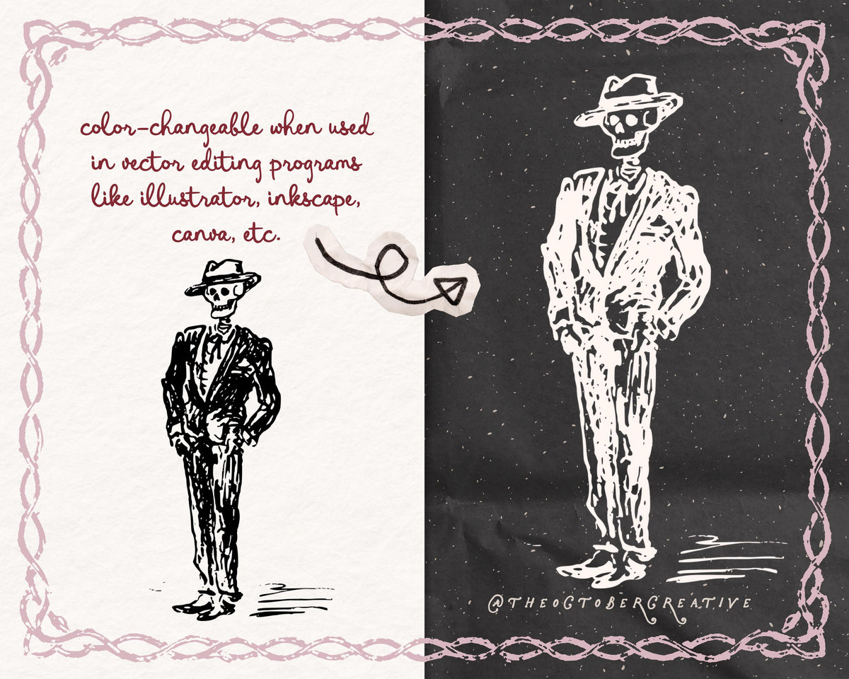 Dia de los Muertos Doodle Pack, preview 2