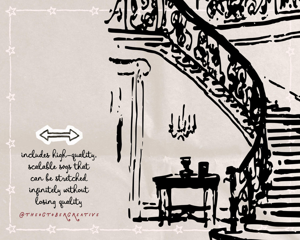 A Victorian Christmas Doodle Pack, preview 3