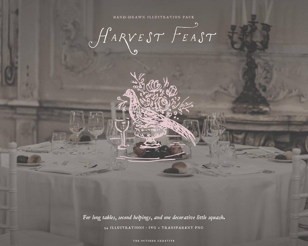 Harvest Feast Doodle Pack, preview 9