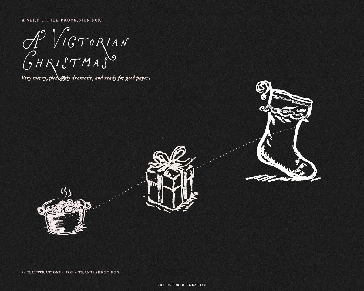 A Victorian Christmas Doodle Pack, preview 13