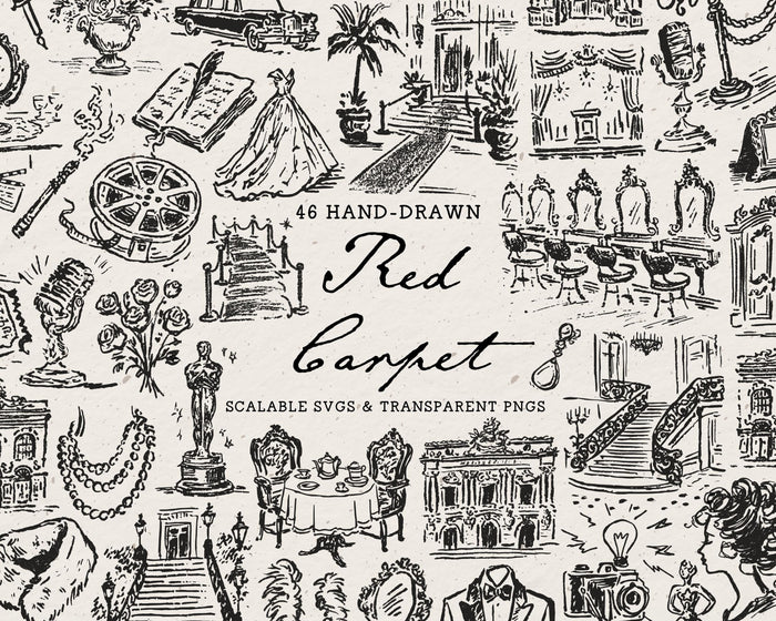 Red Carpet Doodle Pack