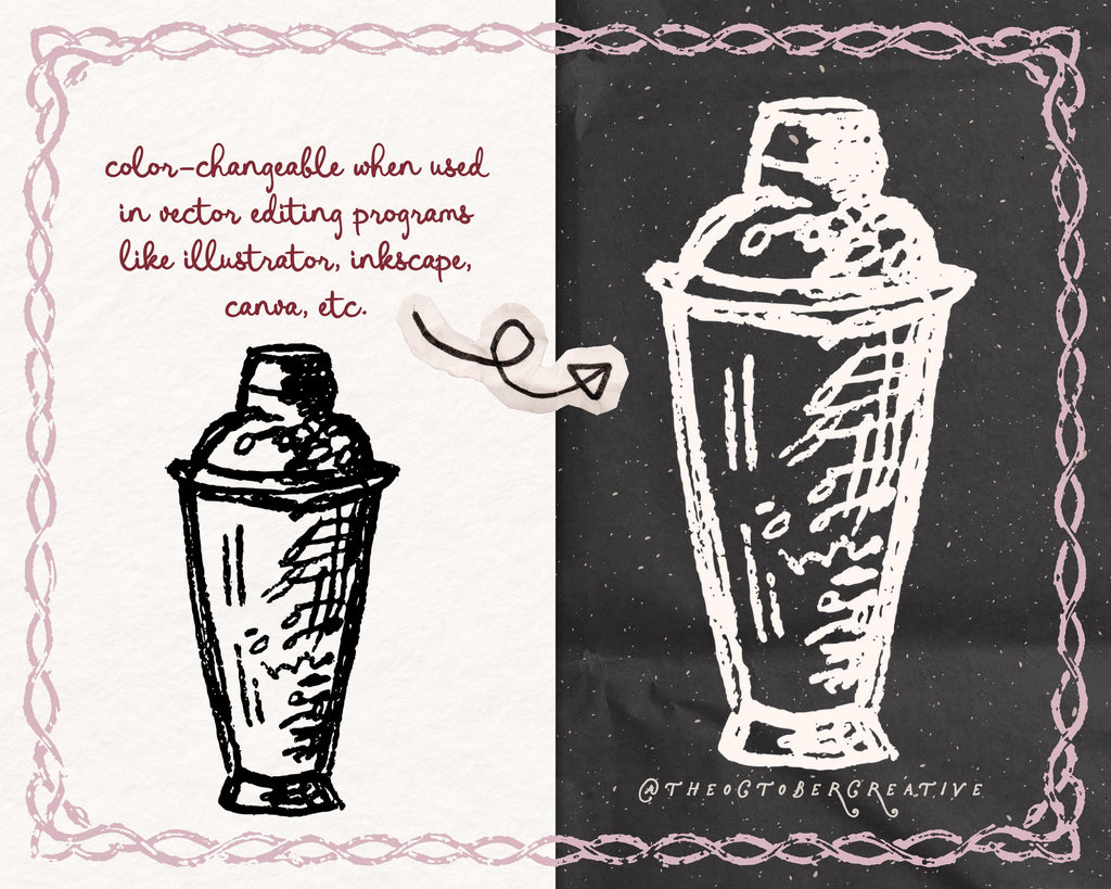 Supper Club Doodle Pack, preview 2