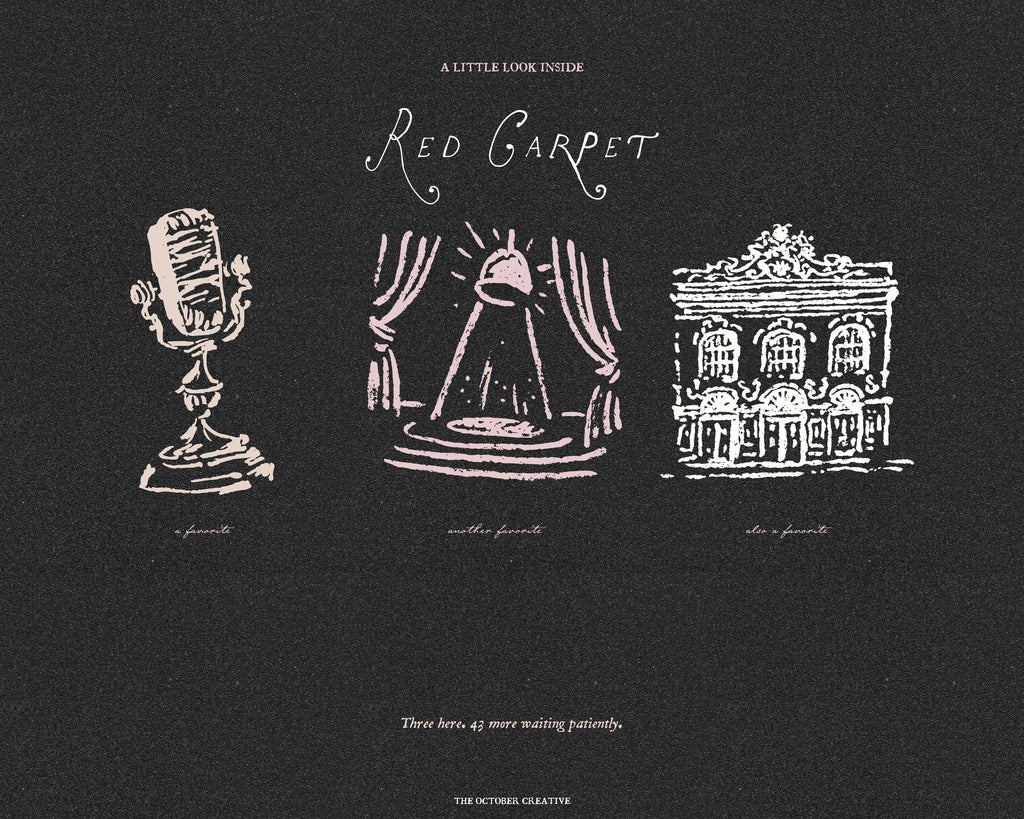 Red Carpet Doodle Pack, preview 8