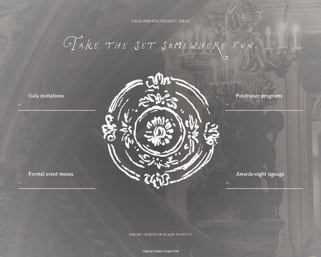 The Black-Tie Gala Doodle Pack, preview 12