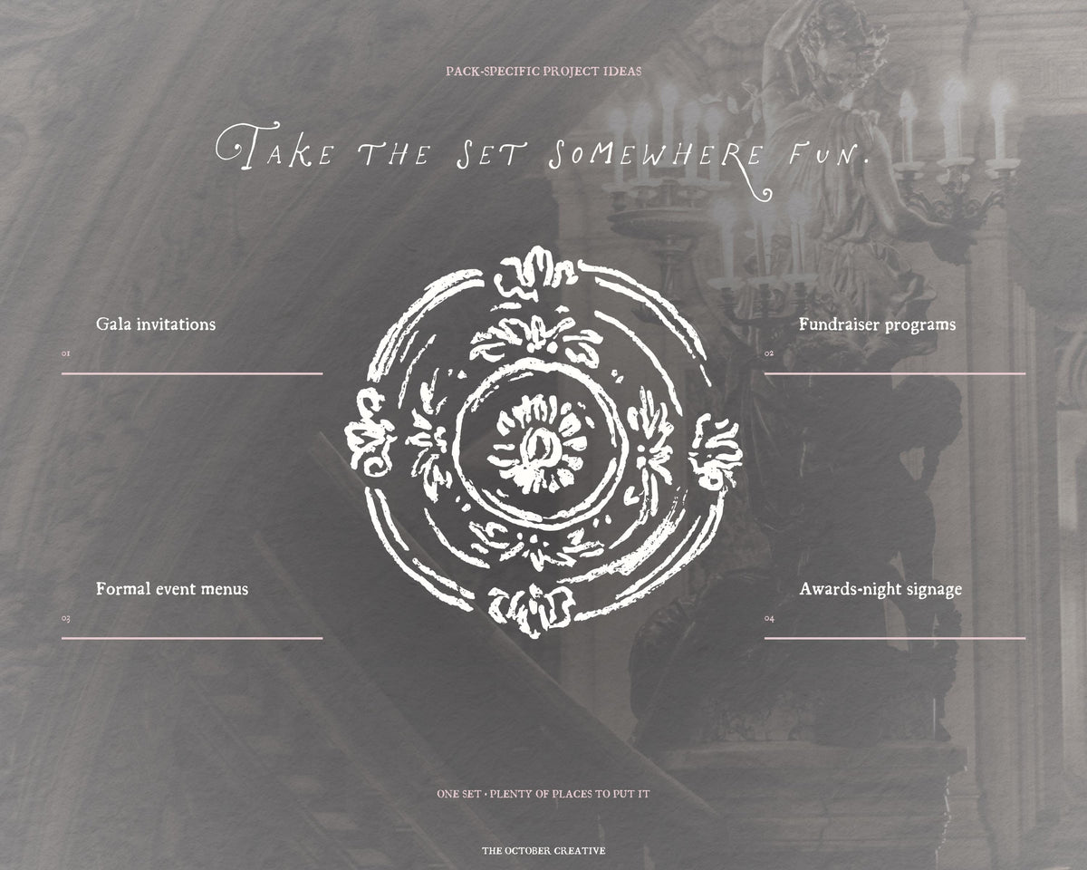 The Black-Tie Gala Doodle Pack, preview 12