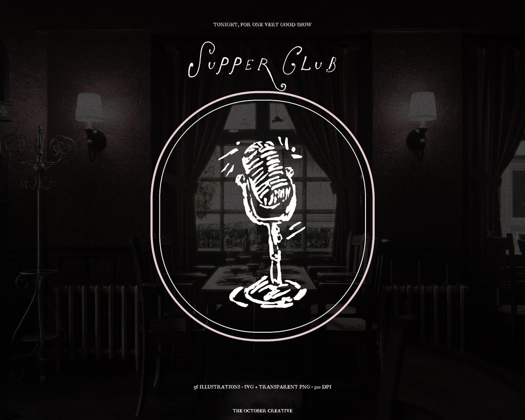 Supper Club Doodle Pack, preview 14