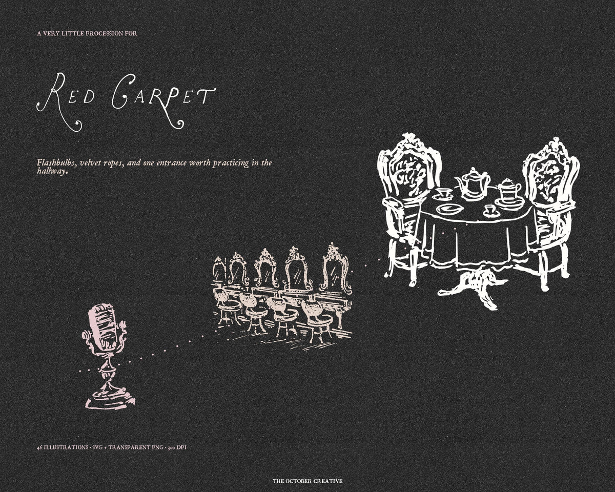 Red Carpet Doodle Pack, preview 15