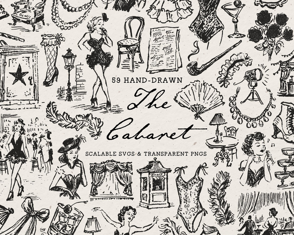 The Cabaret Doodle Pack, preview 1
