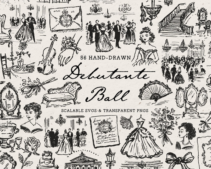 The Debutante Ball Doodle Pack