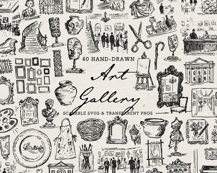 Art Gallery Doodle Pack