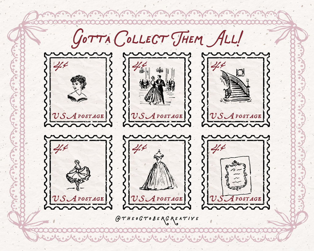 The Debutante Ball Doodle Pack, preview 6