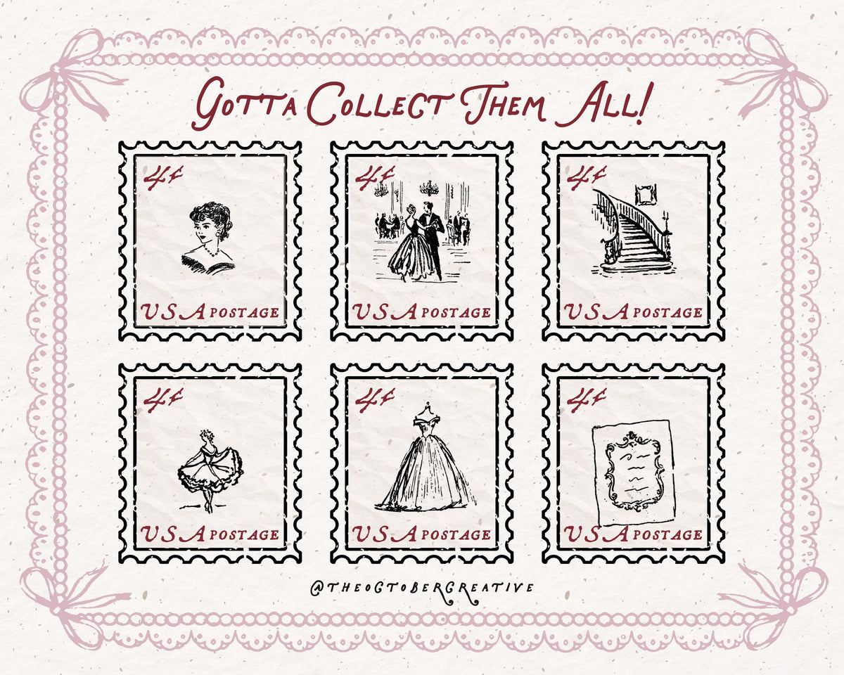 The Debutante Ball Doodle Pack, preview 6