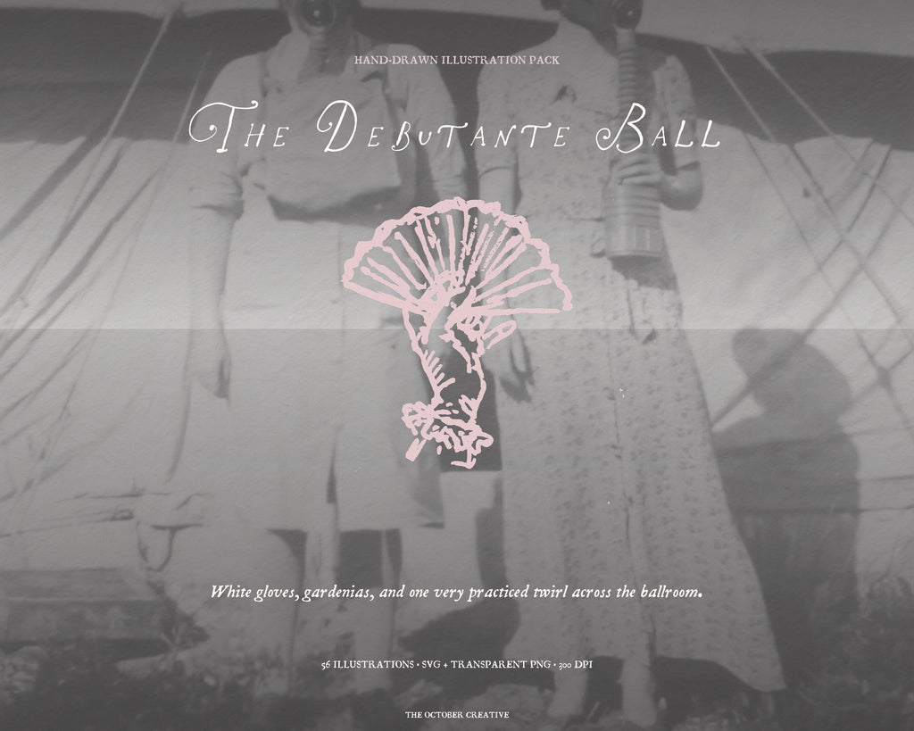 The Debutante Ball Doodle Pack, preview 7