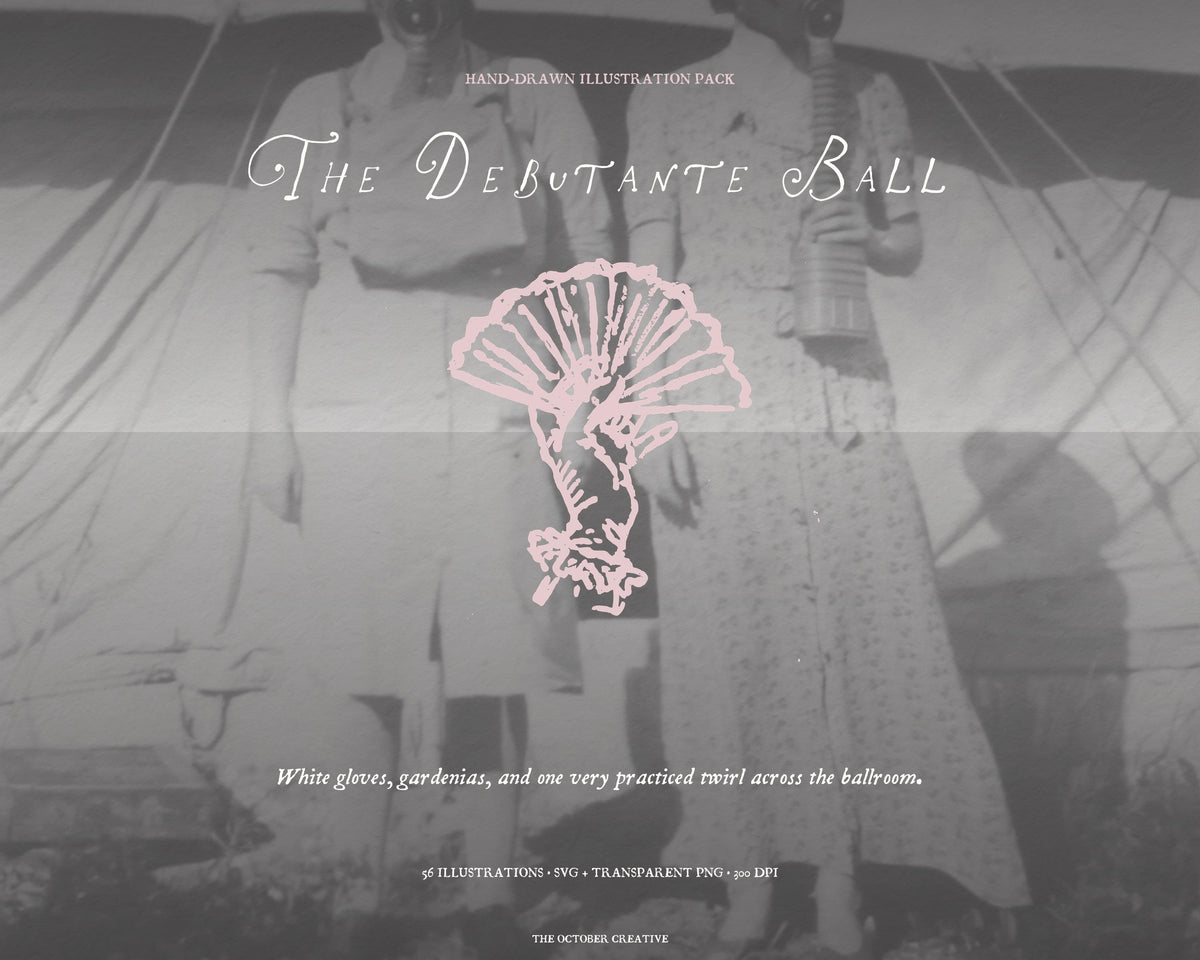 The Debutante Ball Doodle Pack, preview 7
