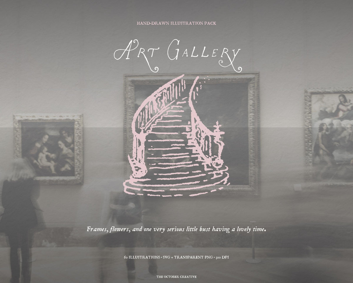 Art Gallery Doodle Pack, preview 7
