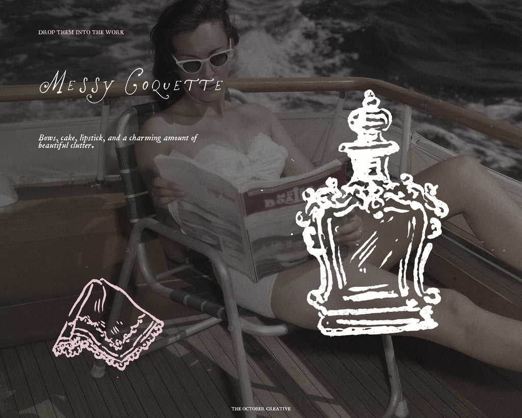 Messy Coquette Doodle Pack, preview 9