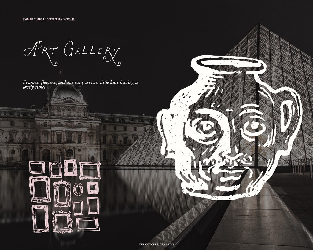Art Gallery Doodle Pack, preview 9