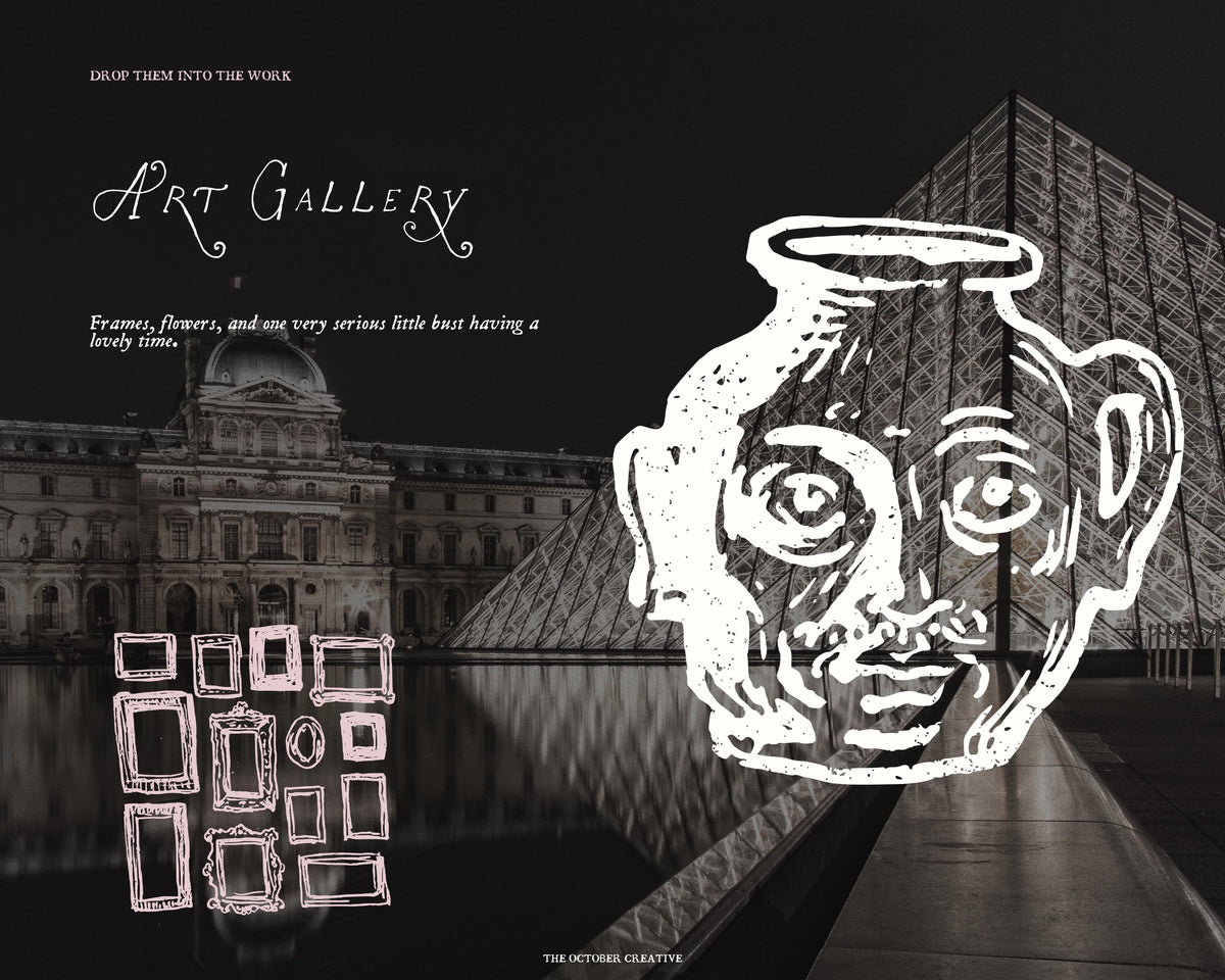Art Gallery Doodle Pack, preview 9