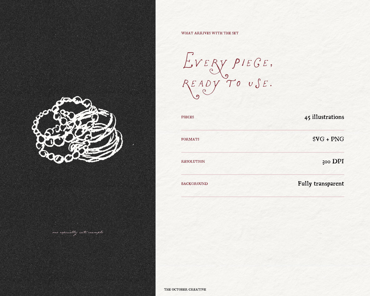 Messy Coquette Doodle Pack, preview 11