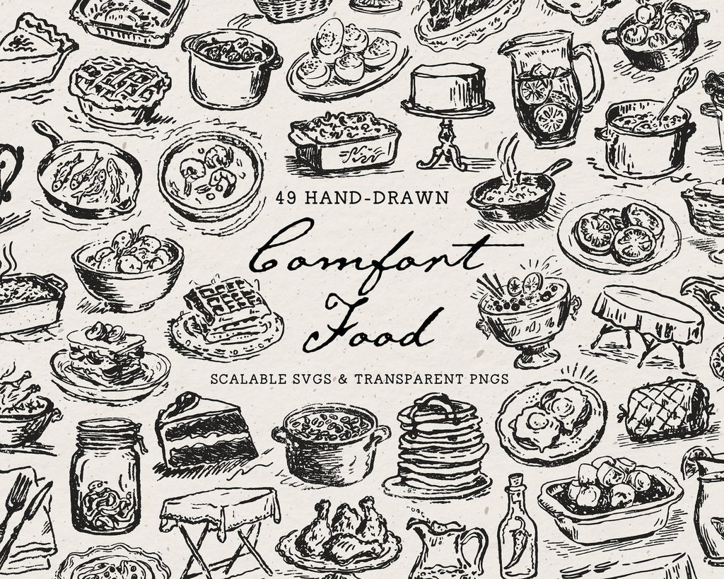 Foodie 4-Pack Doodle Bundle, preview 4