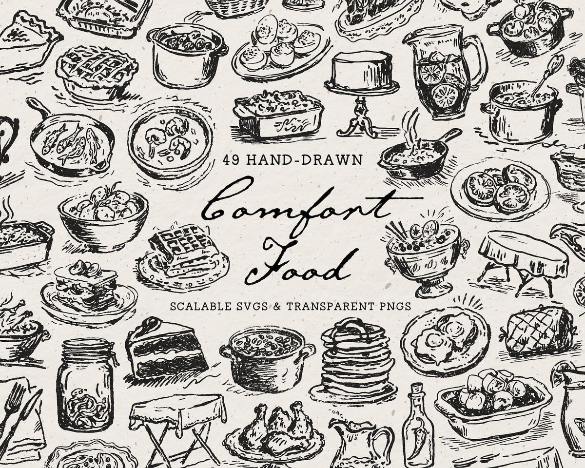 Foodie 4-Pack Doodle Bundle, preview 4