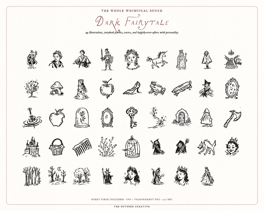 Fairytale 4-Pack Doodle Bundle, preview 9