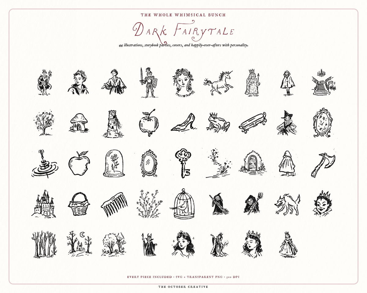 Fairytale 4-Pack Doodle Bundle, preview 9