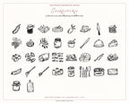 Foodie 4-Pack Doodle Bundle, preview 9