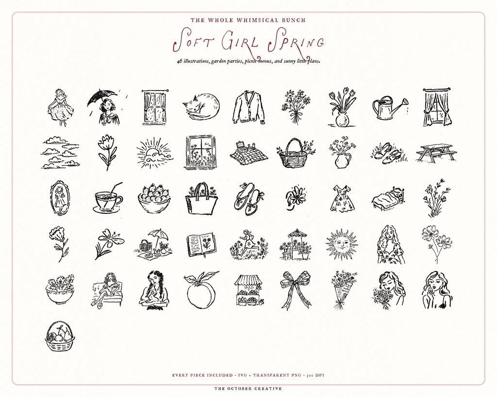 Spring 4-Pack Doodle Bundle, preview 8