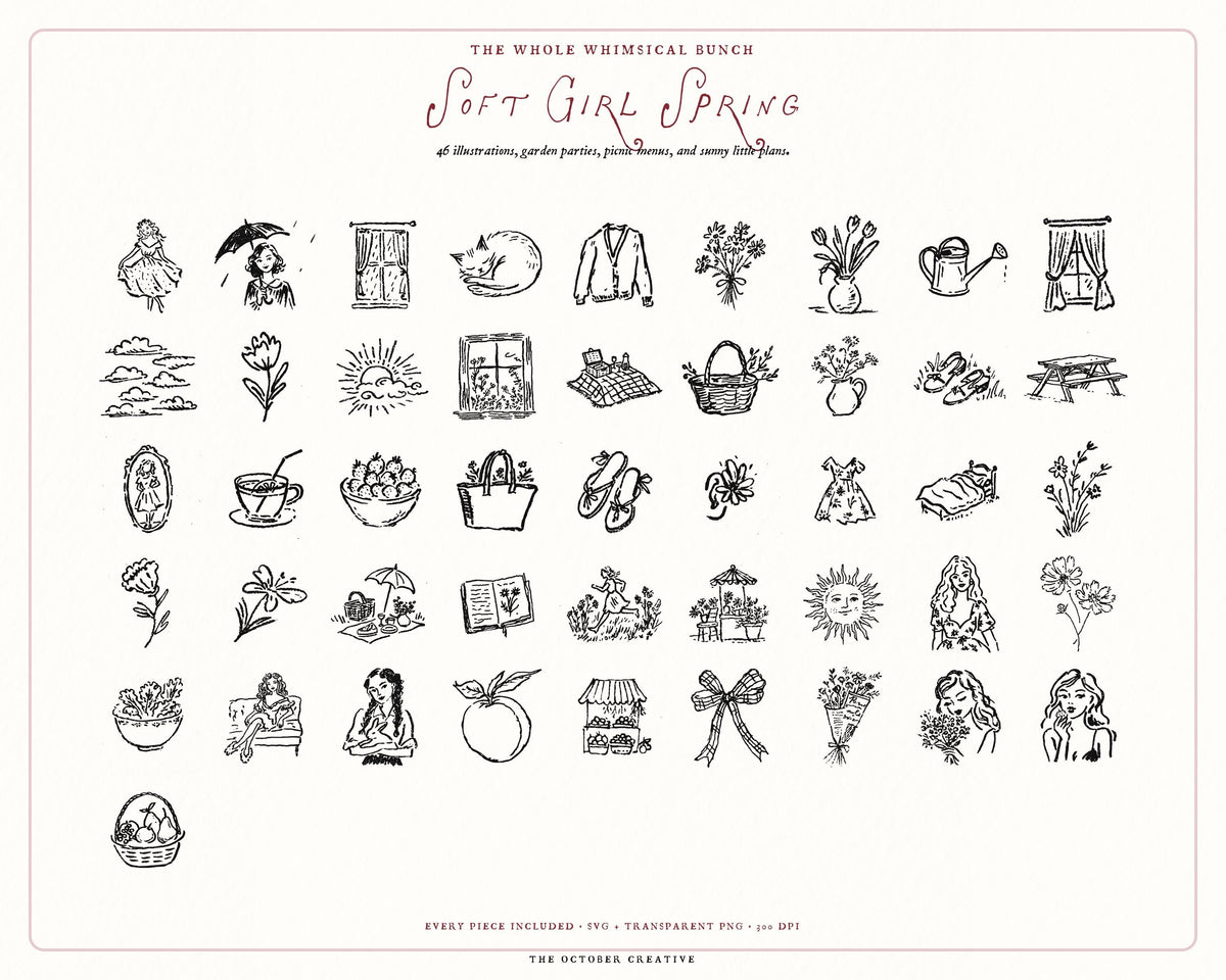 Spring 4-Pack Doodle Bundle, preview 8