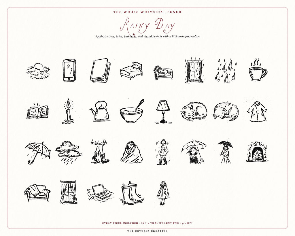 Spring 4-Pack Doodle Bundle, preview 9