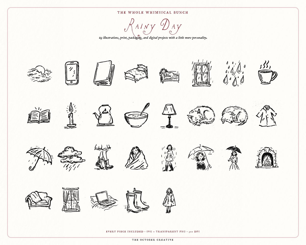 Spring 4-Pack Doodle Bundle, preview 9