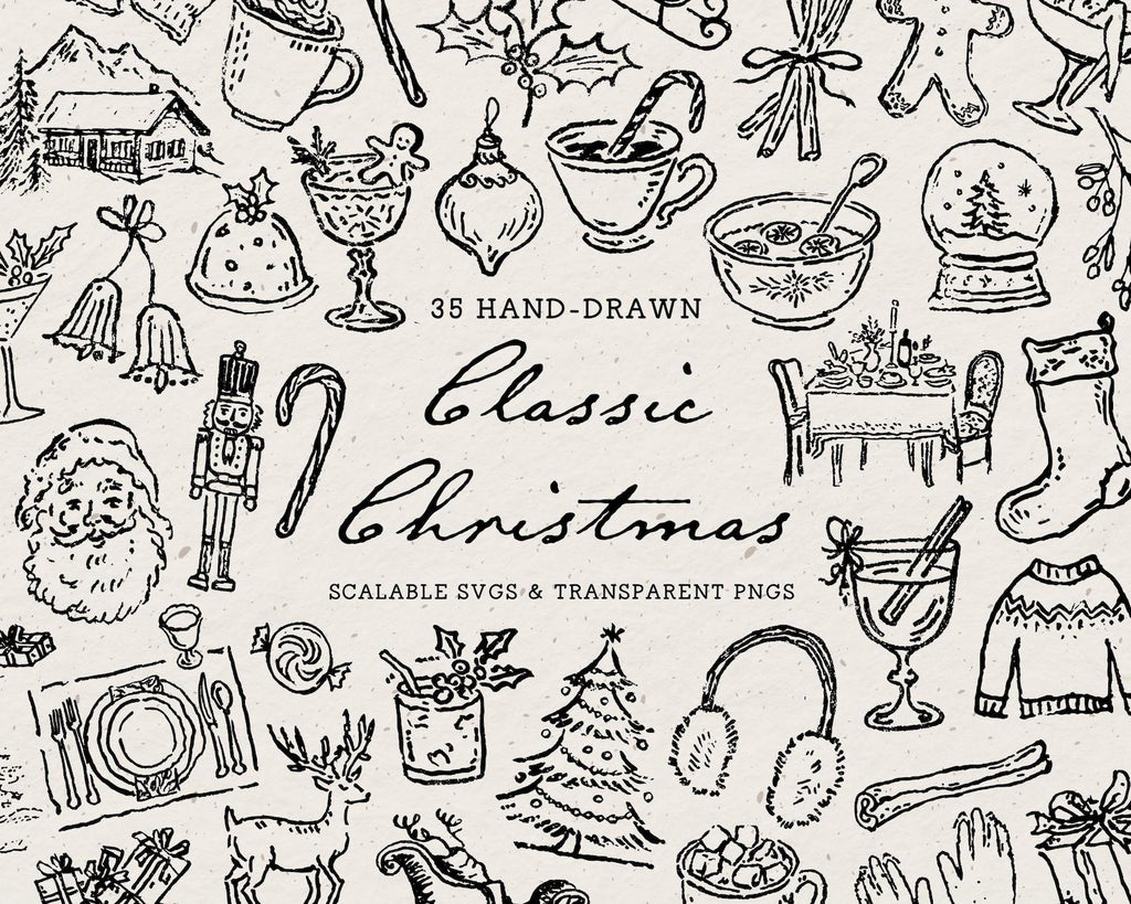 Christmas 4-Pack Doodle Bundle, preview 2