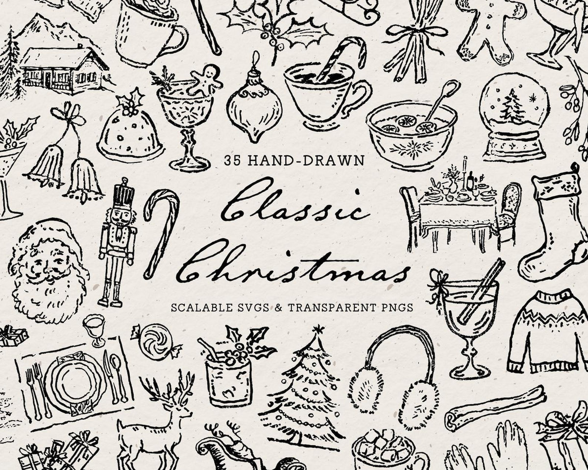Christmas 4-Pack Doodle Bundle, preview 2