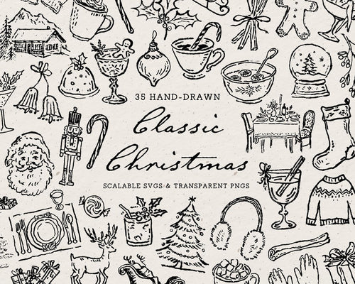 Christmas 4-Pack Doodle Bundle, preview 2