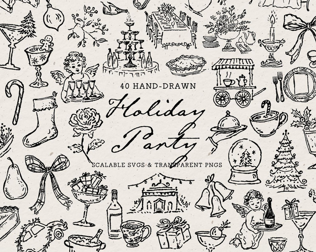 Christmas 4-Pack Doodle Bundle, preview 5