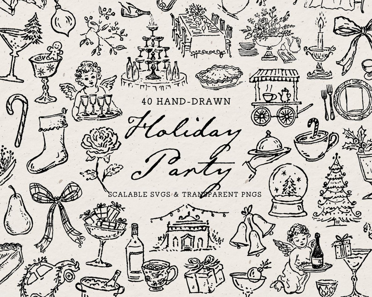 Christmas 4-Pack Doodle Bundle, preview 5