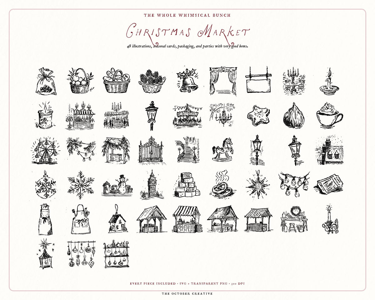Christmas 4-Pack Doodle Bundle, preview 7