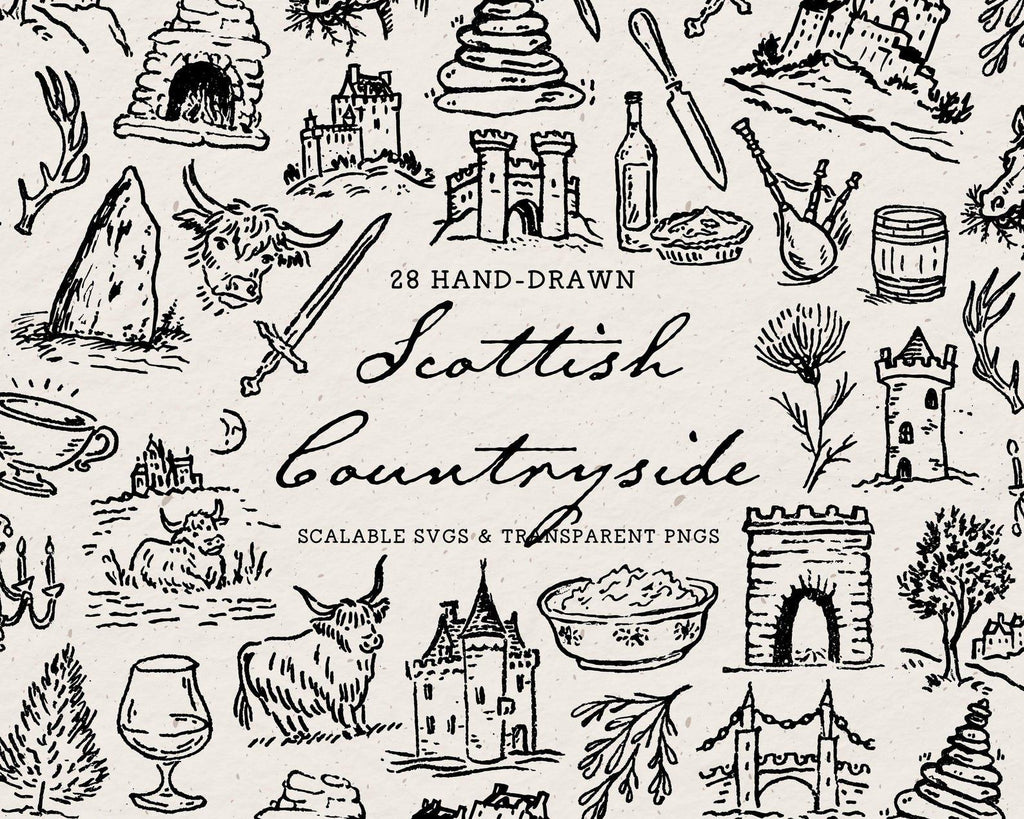European 4-Pack Doodle Bundle, preview 4