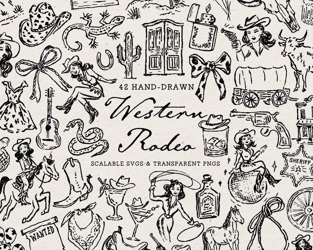Western 4-Pack Doodle Bundle, preview 2