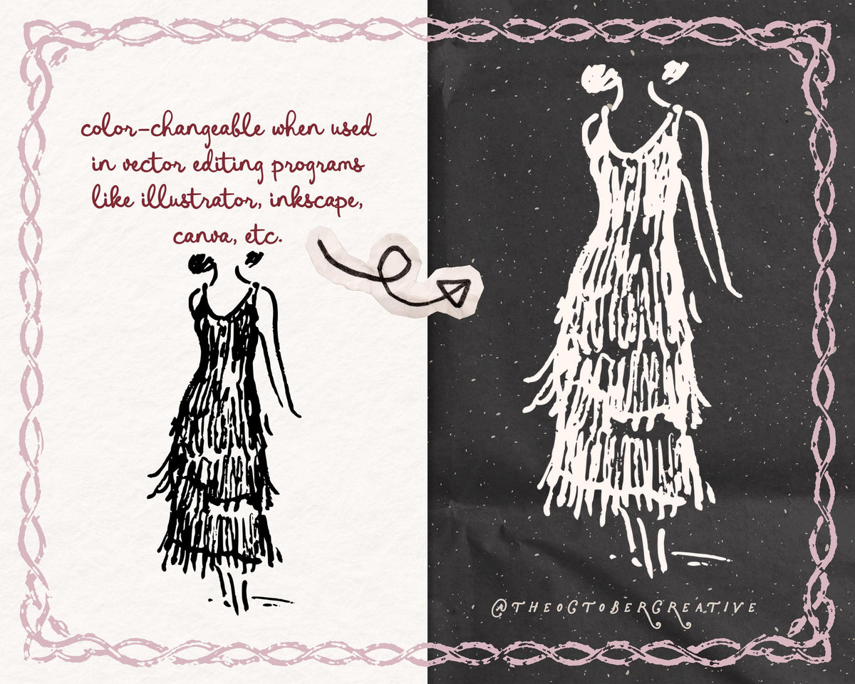 A Gatsby Affair Doodle Pack, preview 2