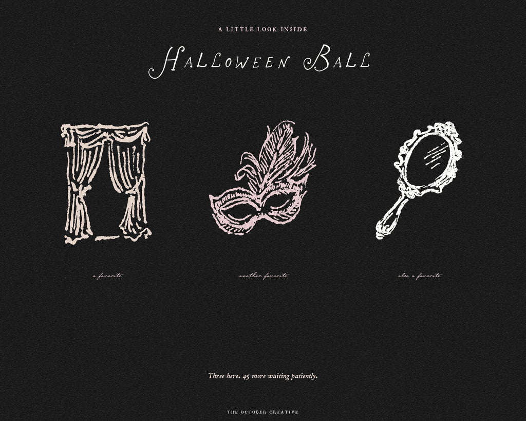 Halloween Ball Doodle Pack, preview 8