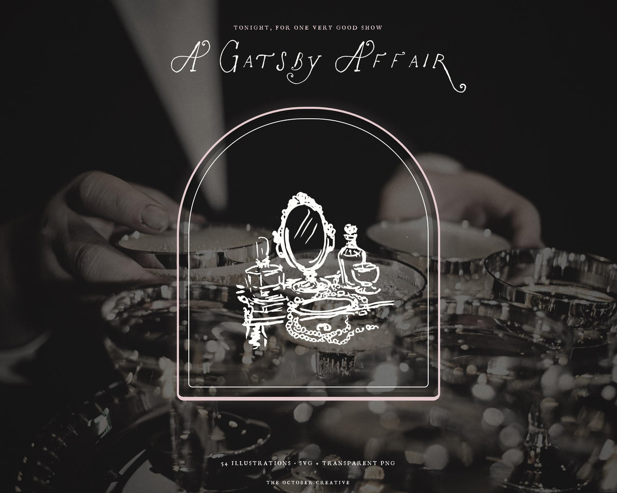 A Gatsby Affair Doodle Pack, preview 14