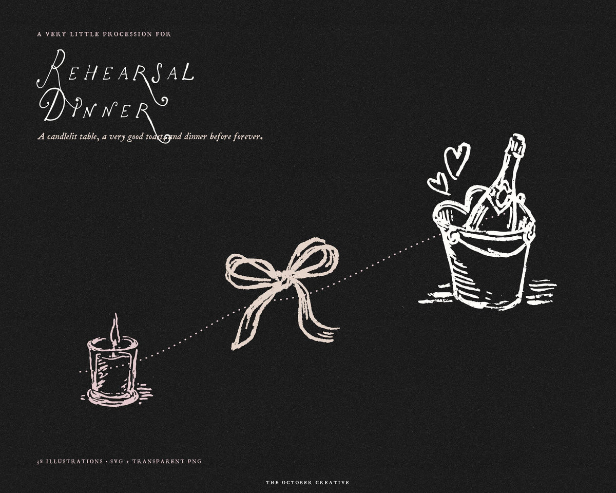 Rehearsal Dinner Doodle Pack, preview 15