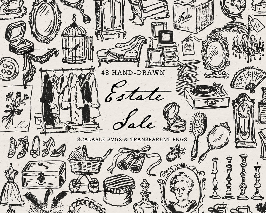 Estate Sale Doodle Pack, preview 1