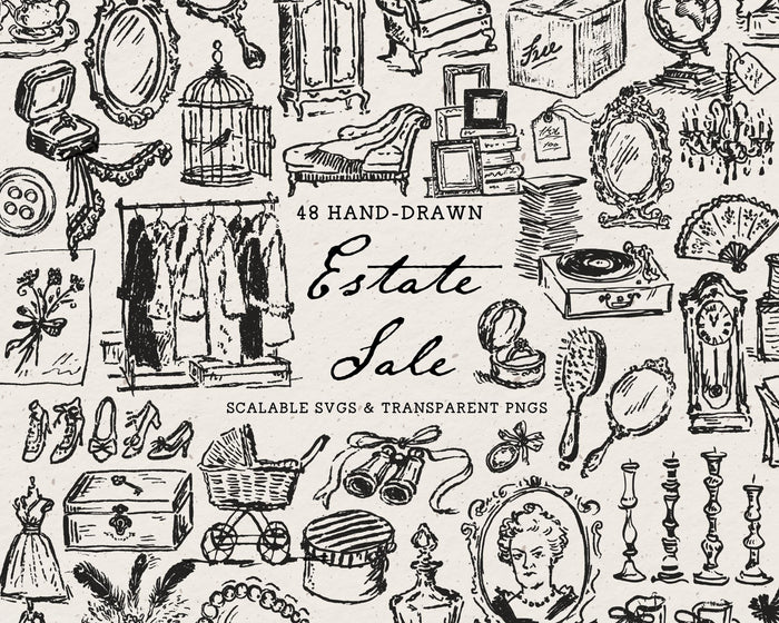 Estate Sale Doodle Pack
