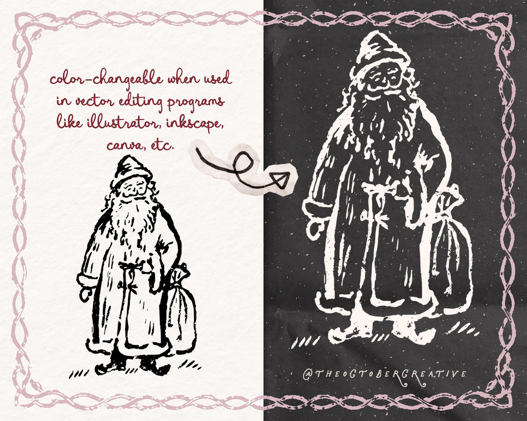 Letters to Santa Doodle Pack, preview 2