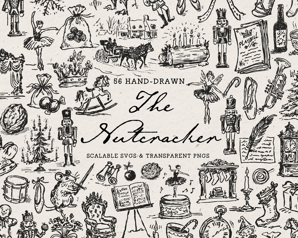 The Nutcracker Doodle Pack, preview 1