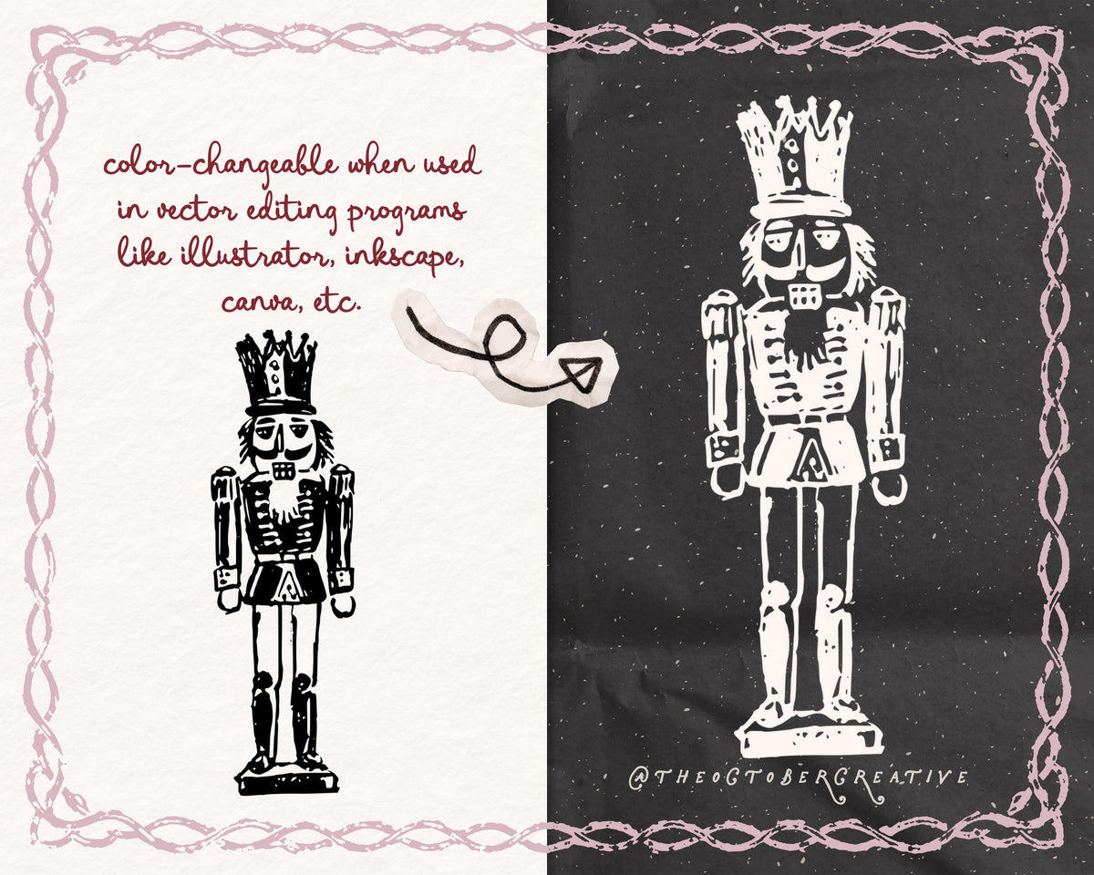 The Nutcracker Doodle Pack, preview 2