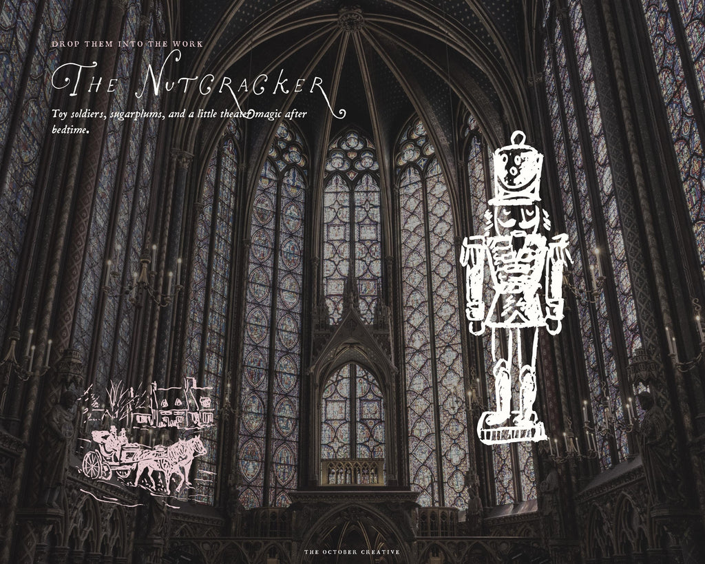 The Nutcracker Doodle Pack, preview 9
